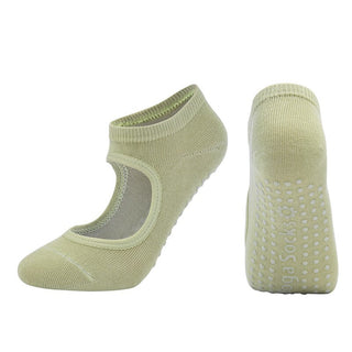 Buy 1-pair10 Hot Breathable Anti-Friction Women Yoga Socks Silicone Non Slip