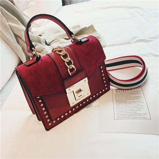 Luxury Small Cross Body Chain Rivet Handbag