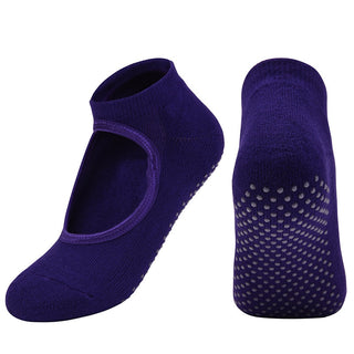 Buy 1-pair22 Hot Breathable Anti-Friction Women Yoga Socks Silicone Non Slip