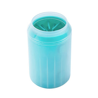 Buy green Pet Dog Foot Cleaning Cup Paw Brush Clean Tool Washing Washer Outdoors Dog Foot Cleaner Feet Washer Portable Pet Foot Wash Tool