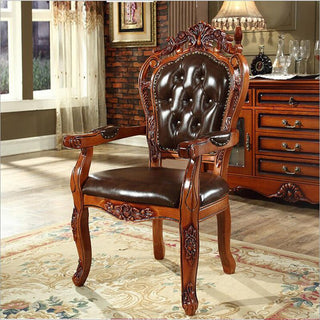 high quality  European modern leather chair dining chairs 1089|chair