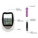 Blood Glucose Meter Glucometer Kit Home Diabetes Tester