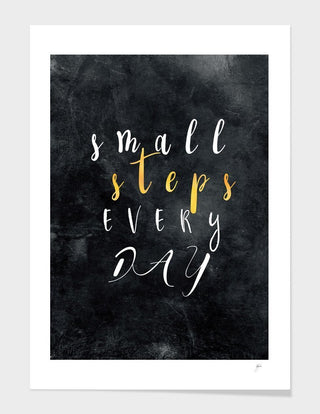 Small Steps Every Day #motivation #quotes Frame