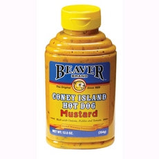 Beaver Coney Island Hot Dog Mustard (6x12.5Oz)