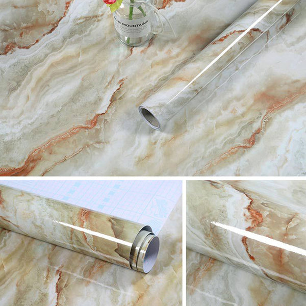3M/5M/10M Kitchen Marble Contact Paper
