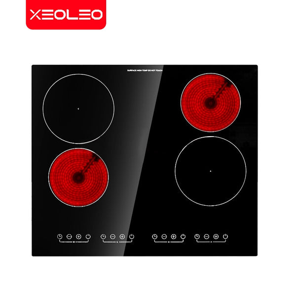 XEOLEO Four-Head Induction Cooker High-power Embedded Cooking Utensils With Timer Touch Switch Commercial  Cooktop Stove 220V