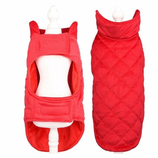 Buy red Dogs Winter Warm Vest