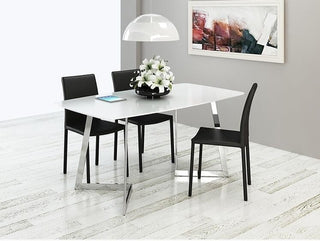 Buy 120x75cm-2 Stretch table. Fold the dining table and chairs.