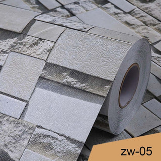 Buy zw-05 Vintage 3D Brick Pattern Wallpaper