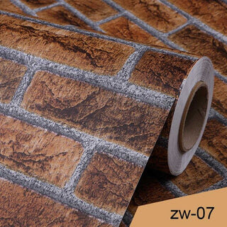 Buy zw-07 Vintage 3D Brick Pattern Wallpaper