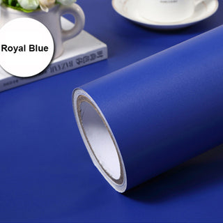Buy navy-blue Matte Vinyl Wallpaper Self Adhesive