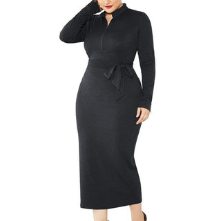 Buy black winter Maternity dress plus size dress Plus Size
